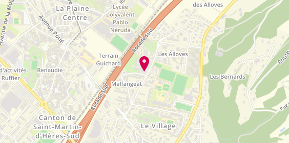 Plan de MIROGLIO Ana Maria, 22 Rue de Malfangeat, 38400 Saint-Martin-d'Hères