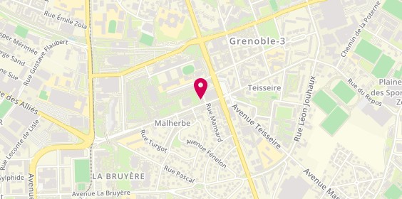Plan de THOMET Nicolas, 2 Place Louis Jouvet, 38100 Grenoble