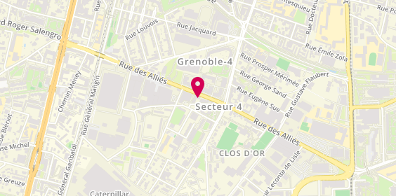 Plan de KESSEDJIAN Christophe, 85 Rue des Allies, 38100 Grenoble