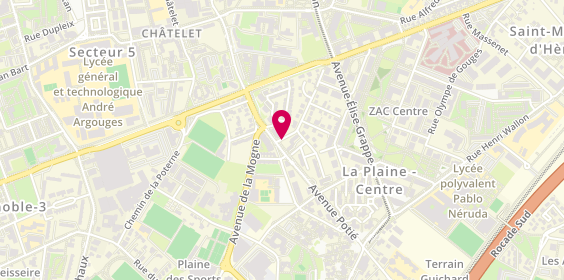 Plan de PORCHER Anne-Claire, 23 Rue Lionel Terray, 38400 Saint-Martin-d'Hères