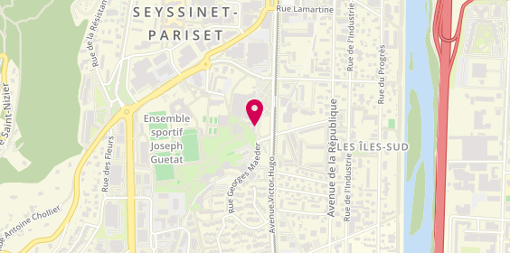 Plan de FAYARD Mathilde, 64 Rue de la Fauconniere, 38170 Seyssinet-Pariset