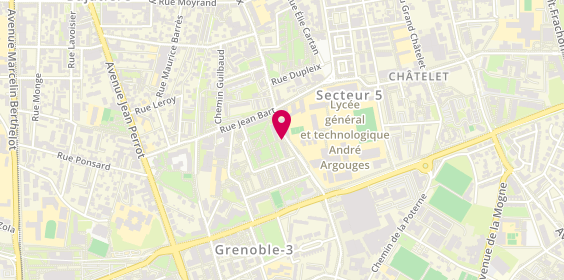 Plan de BELVEGUE Gérald, 43 Rue Léon Jouhaux, 38100 Grenoble