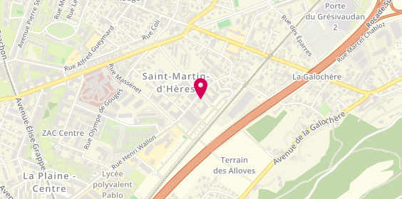Plan de LANQUETIN Marie, 15 Rue Alphonse Daudet, 38400 Saint-Martin-d'Hères