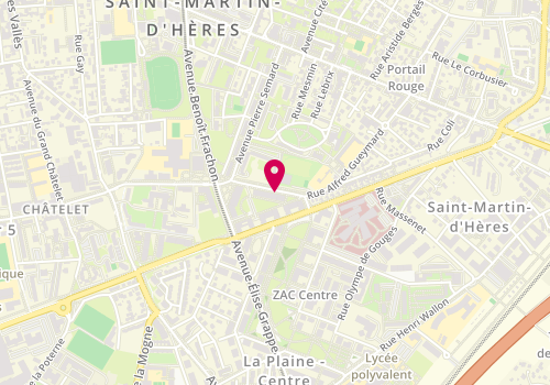 Plan de ORLANDI Marion, 46 Rue Paul Langevin, 38400 Saint-Martin-d'Hères