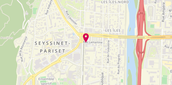 Plan de BRISSOT Thomas, 21 Rue Lamartine, 38170 Seyssinet-Pariset