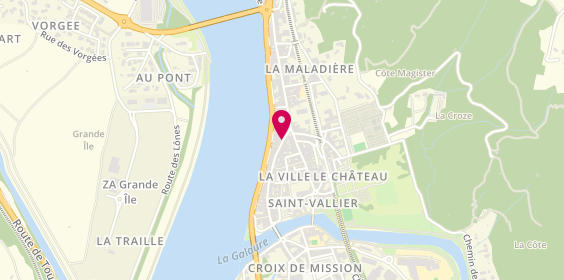 Plan de CHANFRAULT Annette, 83 Rue du President Wilson, 26240 Saint-Vallier