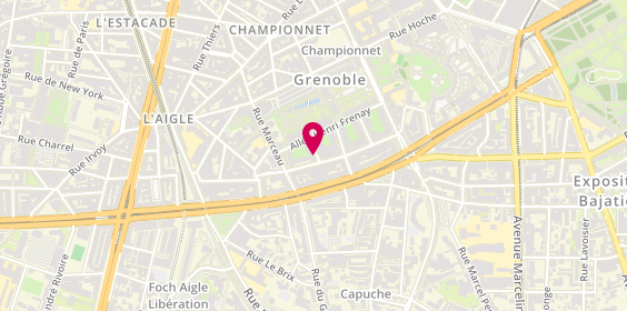 Plan de DONZEAUD BENVENUTO Emilie, 8 Rue Marguerite Gonnet, 38000 Grenoble