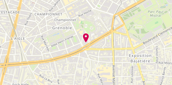 Plan de BRUNET Thierry, 4 Place Gustave Rivet, 38000 Grenoble