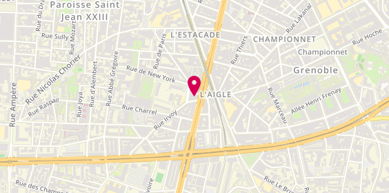 Plan de SANIEL Anne-Lise, 2 Rue Irvoy, 38000 Grenoble