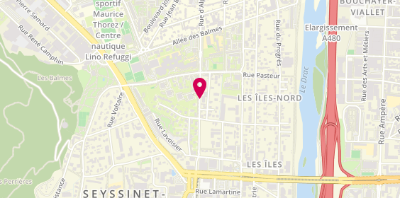 Plan de DIAZ VALLE Sandra, 23 Rue Aimé Bouchayer, 38170 Seyssinet-Pariset