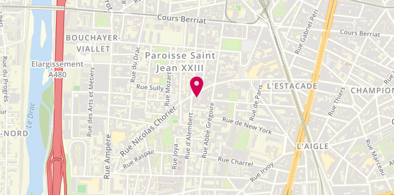 Plan de BOURSAT Valérie, 45 Rue Nicolas Chorier, 38000 Grenoble