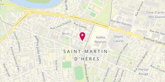 Plan de CLARAC Emmanuelle, 8 Place du Cn de la Resistance, 38400 Saint-Martin-d'Hères