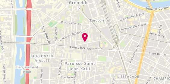 Plan de CHARREYRON Pierre, 14 Rue Anthoard, 38000 Grenoble