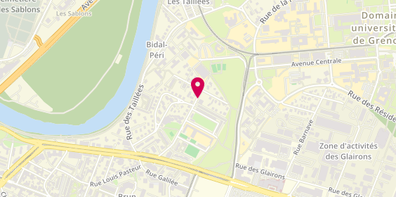 Plan de OUBERT Bertrand, 5 Rue Pierre Brossolettte, 38400 Saint-Martin-d'Hères