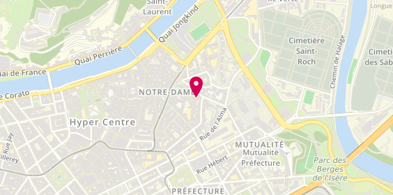 Plan de FINE MOREL Florence, 3 Rue des Beaux Tailleurs, 38000 Grenoble