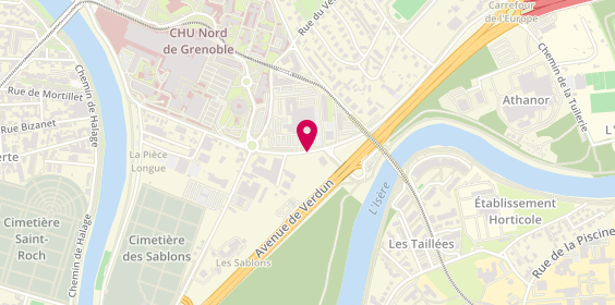 Plan de BERGERON Noémie, 1 A Boulevard de la Chantourne, 38700 La Tronche