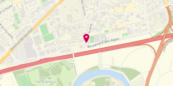 Plan de RICHARD Clémentine, 43 Boulevard des Alpes, 38240 Meylan