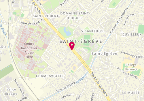 Plan de DUMOULIN Sophie, 23 Bis Avenue du General de Gaulle, 38120 Saint-Égrève