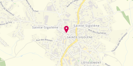Plan de VINCENT July, Residence Saint Joseph - Parvis de l'Église, 43600 Sainte-Sigolène