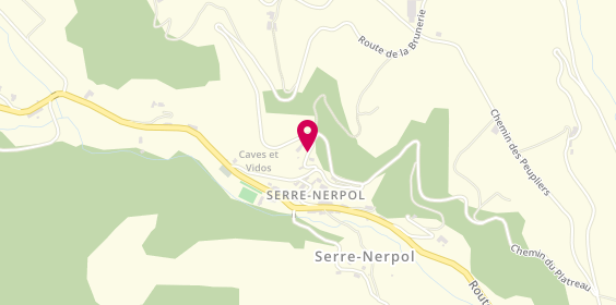Plan de ALLIBE Anne, 127 Chemin Cave et Vidos, 38470 Serre-Nerpol