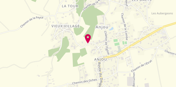 Plan de KAROUBI Théo, 11 Montee du Village, 38150 Anjou