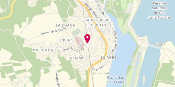 Plan de ESCALAS SANTANER LLUCIA, 2 Route de la Dame, 42520 Saint-Pierre-de-Bœuf