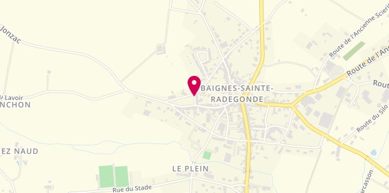 Plan de BLANCHART Cécile, 1 Place du Champ de Foire, 16360 Baignes-Sainte-Radegonde