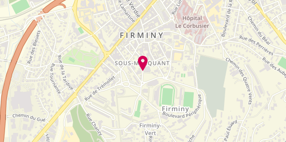 Plan de QUINSON Julien, 16 Rue Sous Marquant, 42700 Firminy
