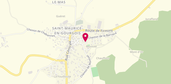 Plan de LEQUIN Sylvie, 1 Impasse du parc, 42240 Saint-Maurice-en-Gourgois