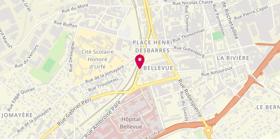 Plan de MACRIDIS Nicolas, 7 Rue Gabriel Peri, 42100 Saint-Étienne