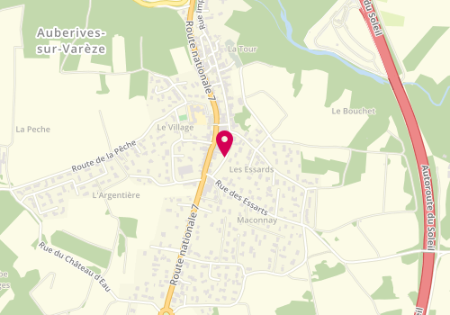 Plan de COTTA Elise, 817 Route Imperiales, 38550 Auberives-sur-Varèze