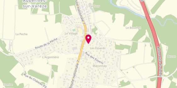 Plan de BERRODIER Carine, 817 Route Impériale, 38550 Auberives-sur-Varèze