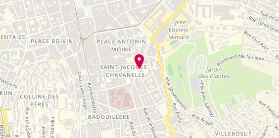 Plan de FAURE Grégory, 27 Place Chavanelle, 42000 Saint-Étienne