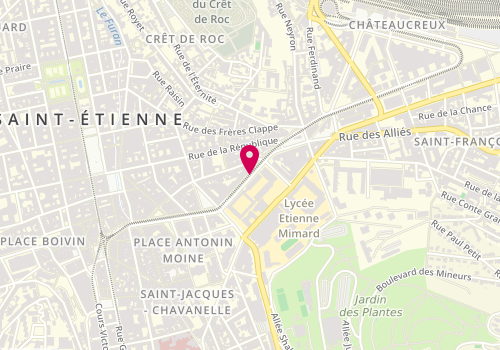 Plan de VENDROUX Olivier, 45 Bis Avenue de la Liberation, 42000 Saint-Étienne