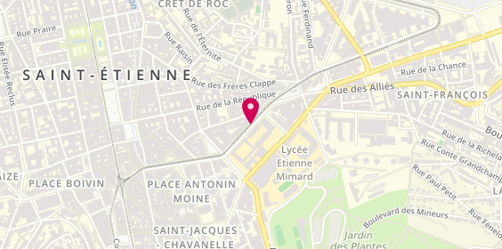 Plan de DAMON Olivier, 45 Bis Avenue de la Liberation, 42000 Saint-Étienne