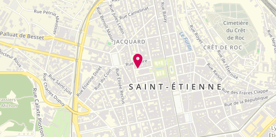 Plan de PRAT Théo, 12 Rue du 4 Septembre, 42000 Saint-Étienne