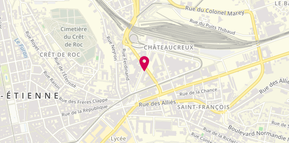 Plan de CHOMEL Corentin, 16 Avenue Denfert Rochereau, 42000 Saint-Étienne
