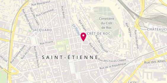 Plan de PÂRIS Laurent, 8 Rue Roger Salengro, 42000 Saint-Étienne