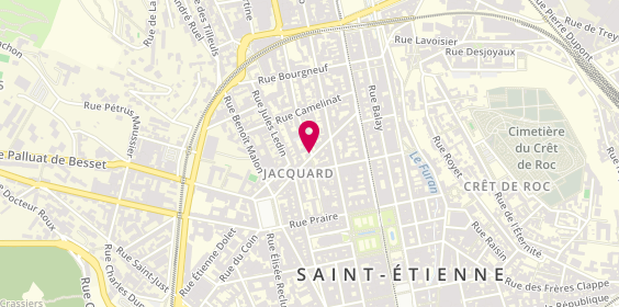 Plan de CAILLEUX Gilles, 1 Rue Etienne Boisson, 42000 Saint-Étienne