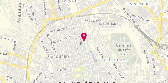 Plan de OUDIN Céline, 8 Rue Galle, 42000 Saint-Étienne