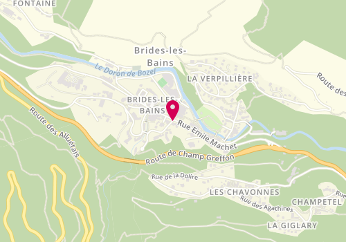 Plan de BRILAND Guillaume, 34 Rue Emile Machet, 73570 Brides-les-Bains