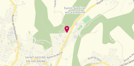 Plan de GRANGE Pierre, 156 Voie de la Thuery, 38620 Saint-Geoire-en-Valdaine