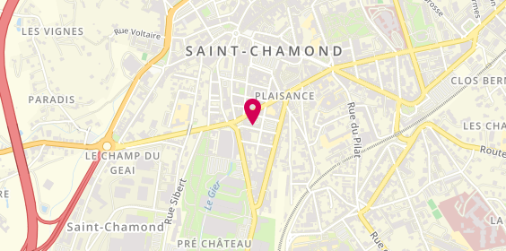 Plan de BERTOUX Patrick, 4 Rue Lafontaine, 42400 Saint-Chamond