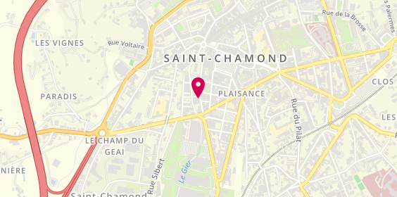 Plan de SABOT Julie, 28 Bis Rue Jules Duclos, 42400 Saint-Chamond