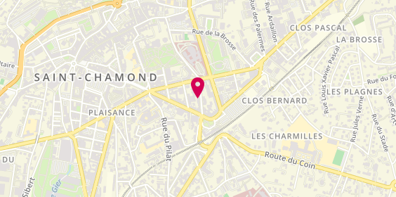 Plan de BONNAND Claudia, 12 Rue Dugas Montbel, 42400 Saint-Chamond