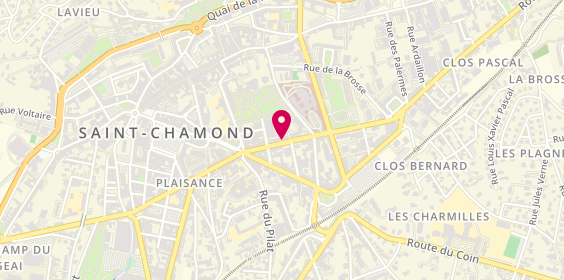 Plan de GRANJON DESFARGES Johanna, 15 Rue Victor Hugo, 42400 Saint-Chamond