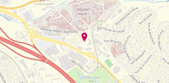 Plan de MANISSOL Charlène, 3 Rue Marthourey, 42270 Saint-Priest-en-Jarez
