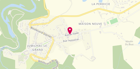 Plan de CHAPEYROUX Thomas, 43 Rue du Stade, 24630 Jumilhac-le-Grand