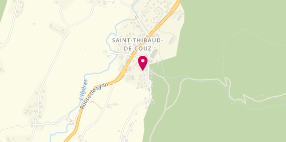 Plan de RIBEYRE Madeleine, 185 Route des Rat-Patron, 73160 Saint-Thibaud-de-Couz