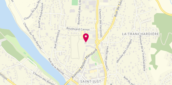 Plan de JACQUIN Jérôme, 15 Place Gapiand, 42170 Saint-Just-Saint-Rambert